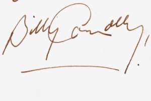 Billy Connolly Signature