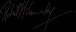 Robert F. Kennedy Signature