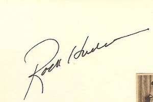 Rock Hudson Signature
