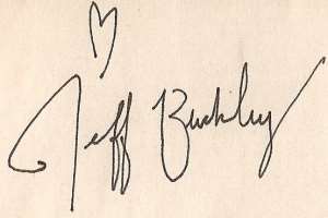 Jeff Buckley Signature
