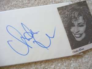 Chaka Khan Signature