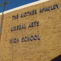 Jenny McCarthy Mother McAuley Liberal Arts High School, Chicago, Illinois, Brother Rice High School, St. Laurence High School