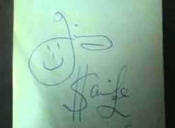 Jimmy Savile Signature