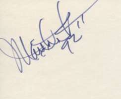 Martha Reeves Signature