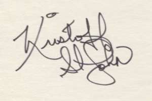 Kristoff St. John Signature