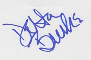 Delta Burke Signature