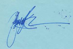 Jesse Borrego Signature