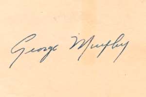 George Murphy Signature