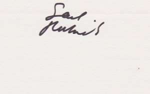 Saul Rubinek Signature