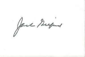 Jack Gilford Signature