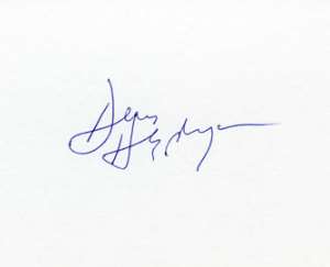 Dan Hedaya Signature