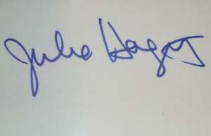 Julie Hagerty Signature