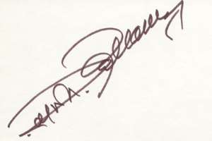 Ralph Bellamy Signature