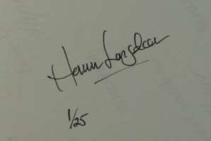 Harry Langdon Signature