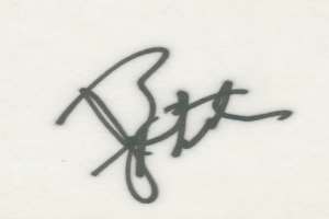 Bruce Johnston Signature