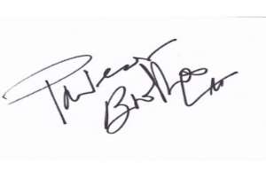 Powers Boothe Signature