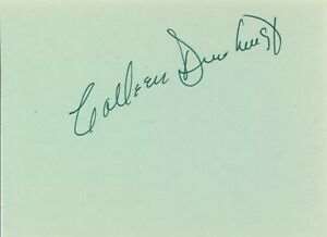 colleen dewhurst signature notednames