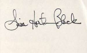 Lisa Hartman Black Signature