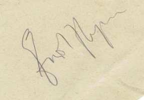 Errol Flynn Signature