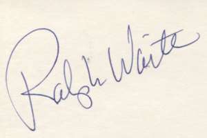 Ralph Waite Signature