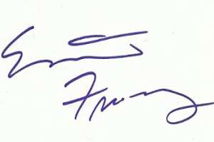 Elizabeth Franz Signature