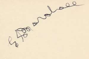 E. G. Marshall Signature
