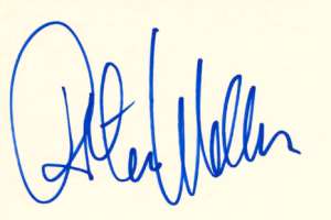 Peter Weller Signature