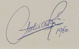 Arthur Askey Signature