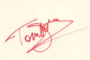 Tom Jones Signature