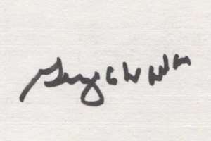 George Wallace Signature