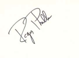 Regis Philbin Signature