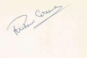 Richard Greene Signature