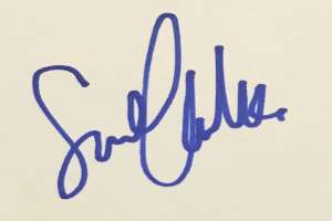 Sarah Chalke Signature