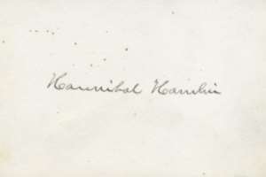 Hannibal Hamlin Signature
