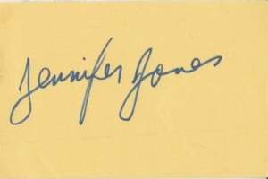 Jennifer Jones Signature