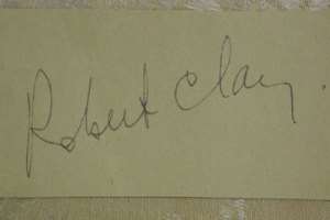 Robert Clary Signature