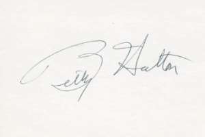 Betty Hutton Signature