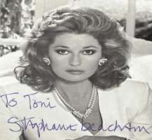 Stephanie Beacham Signature