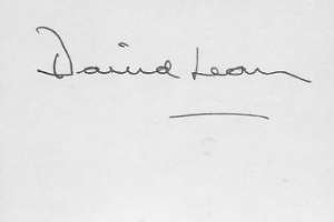 David Lean Signature