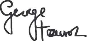 George Harrison Signature