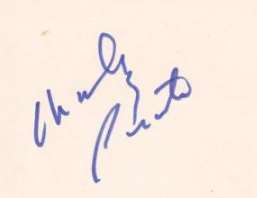 Charley Pride Signature