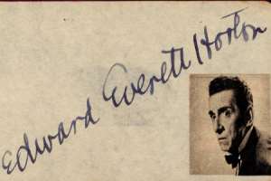 Edward Everett Horton Signature