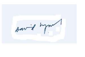 David Lynch Signature