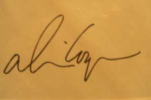 Alice Cooper Signature