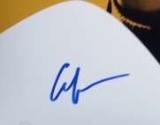 Anton Yelchin Signature