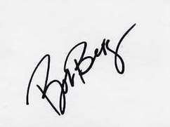 Bob Bergen Signature