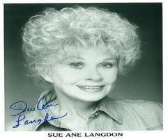 Sue Ane Langdon Signature