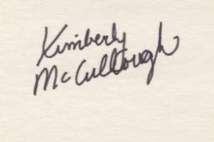 Kimberly McCullough Signature