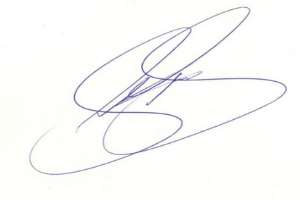 Shakin' Stevens Signature
