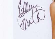 Ellen Muth Signature